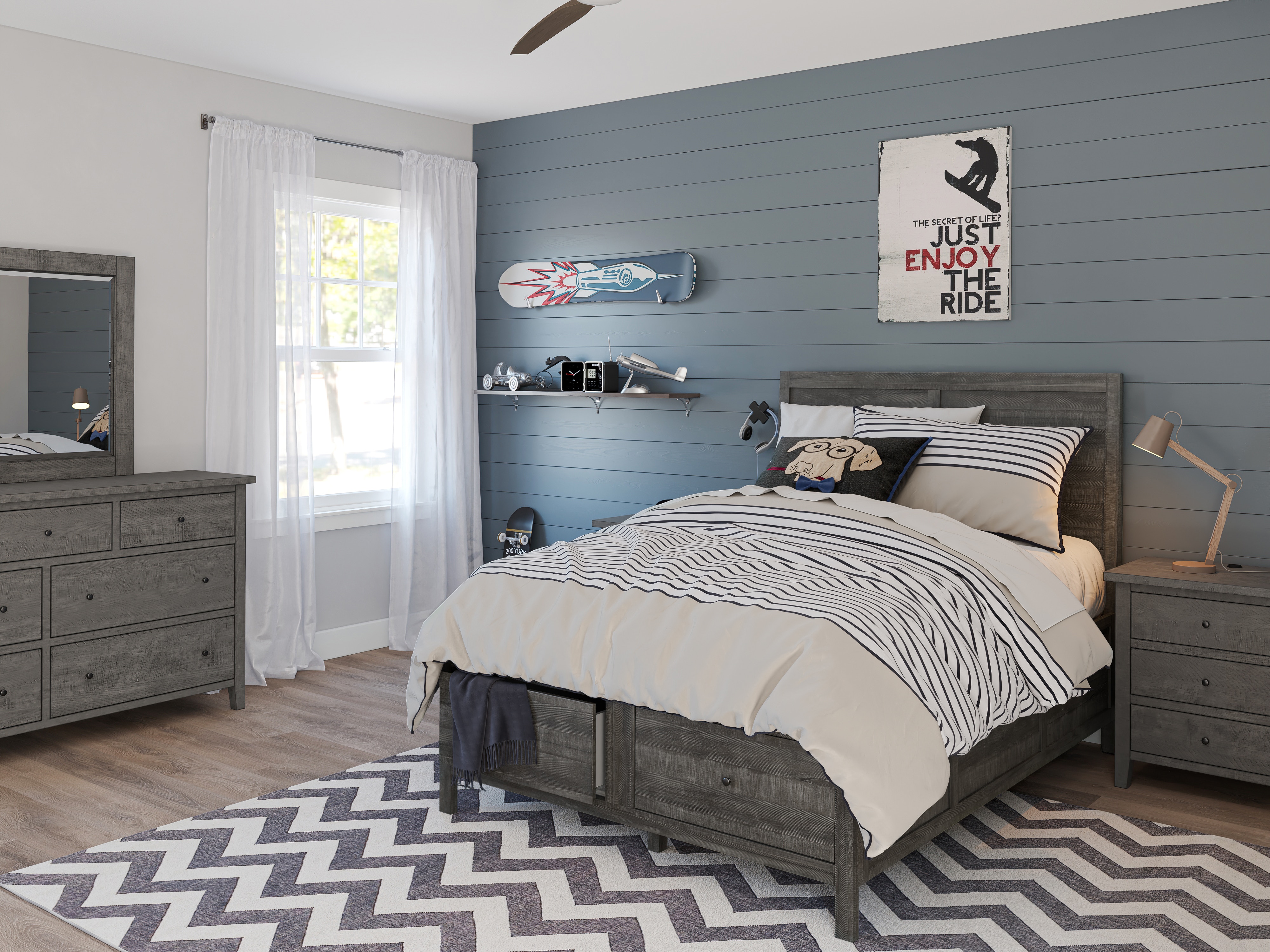 Jofran Bedroom Maxton Nightstand 2150-90 - Klingman's