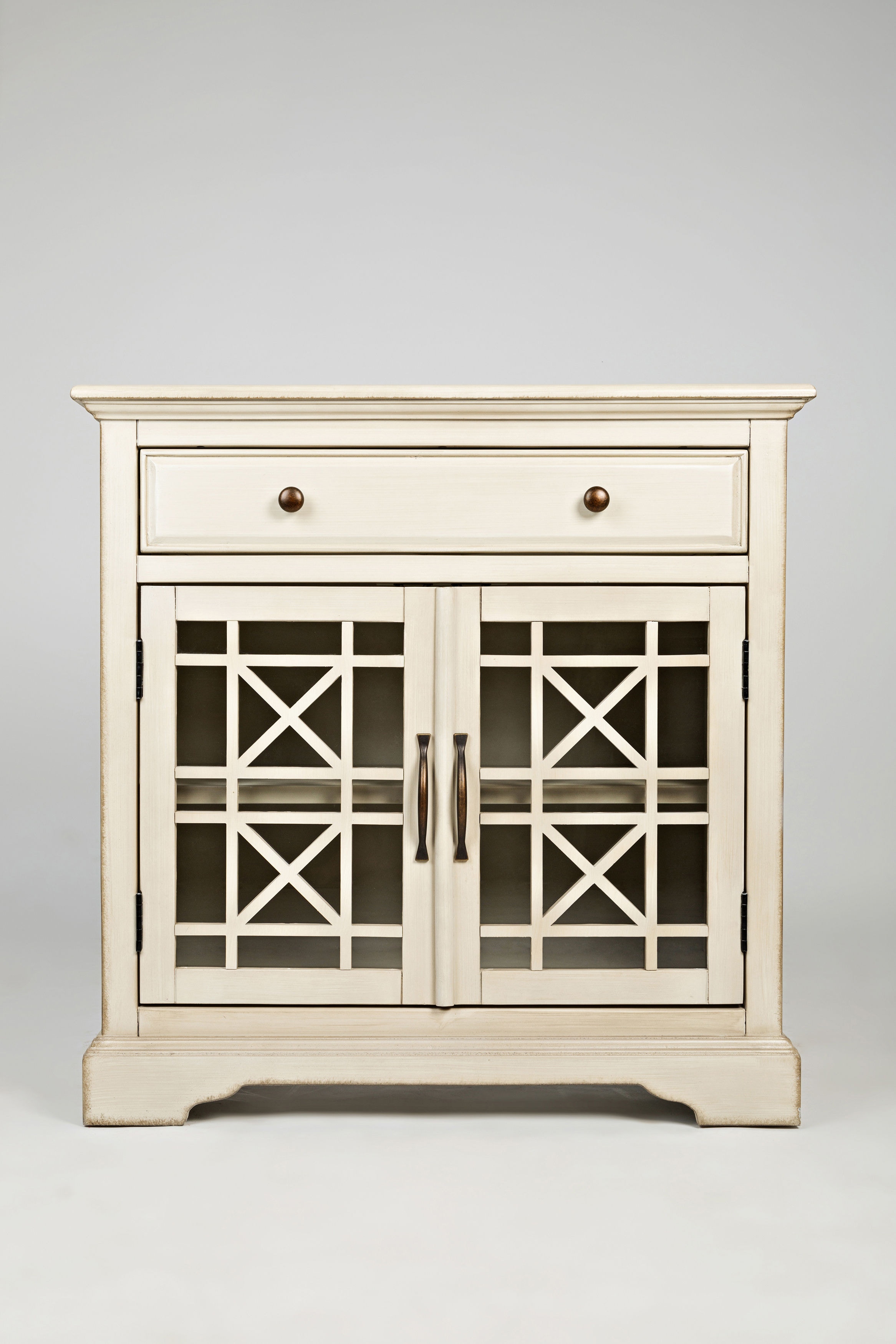 Jofran Living Room Accent Chest With 2 Doors 1 Drawer 675 32