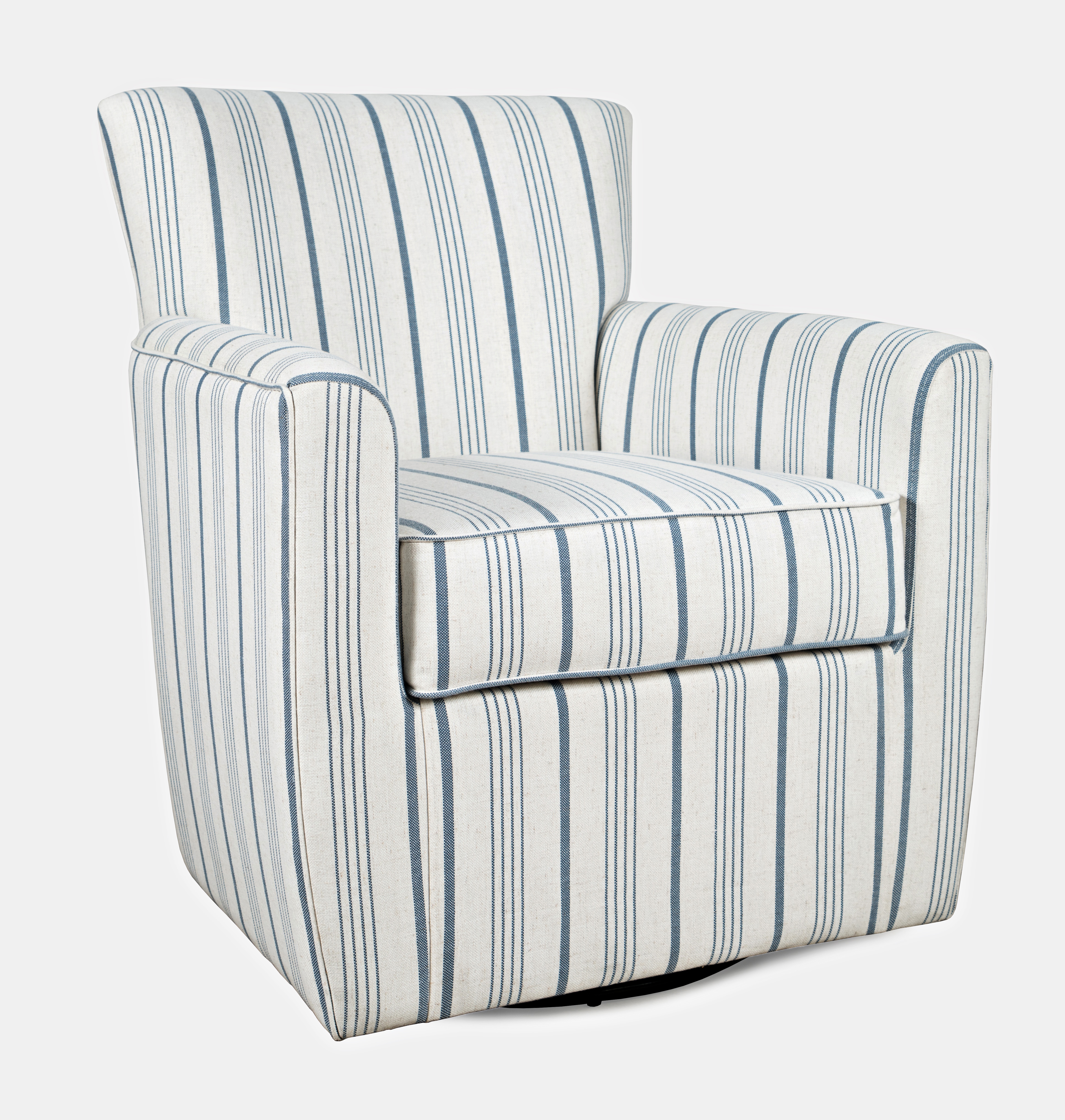 Jofran Blakely Swivel Accent Chair - Blue BLAKELY-SW-BSTRP
