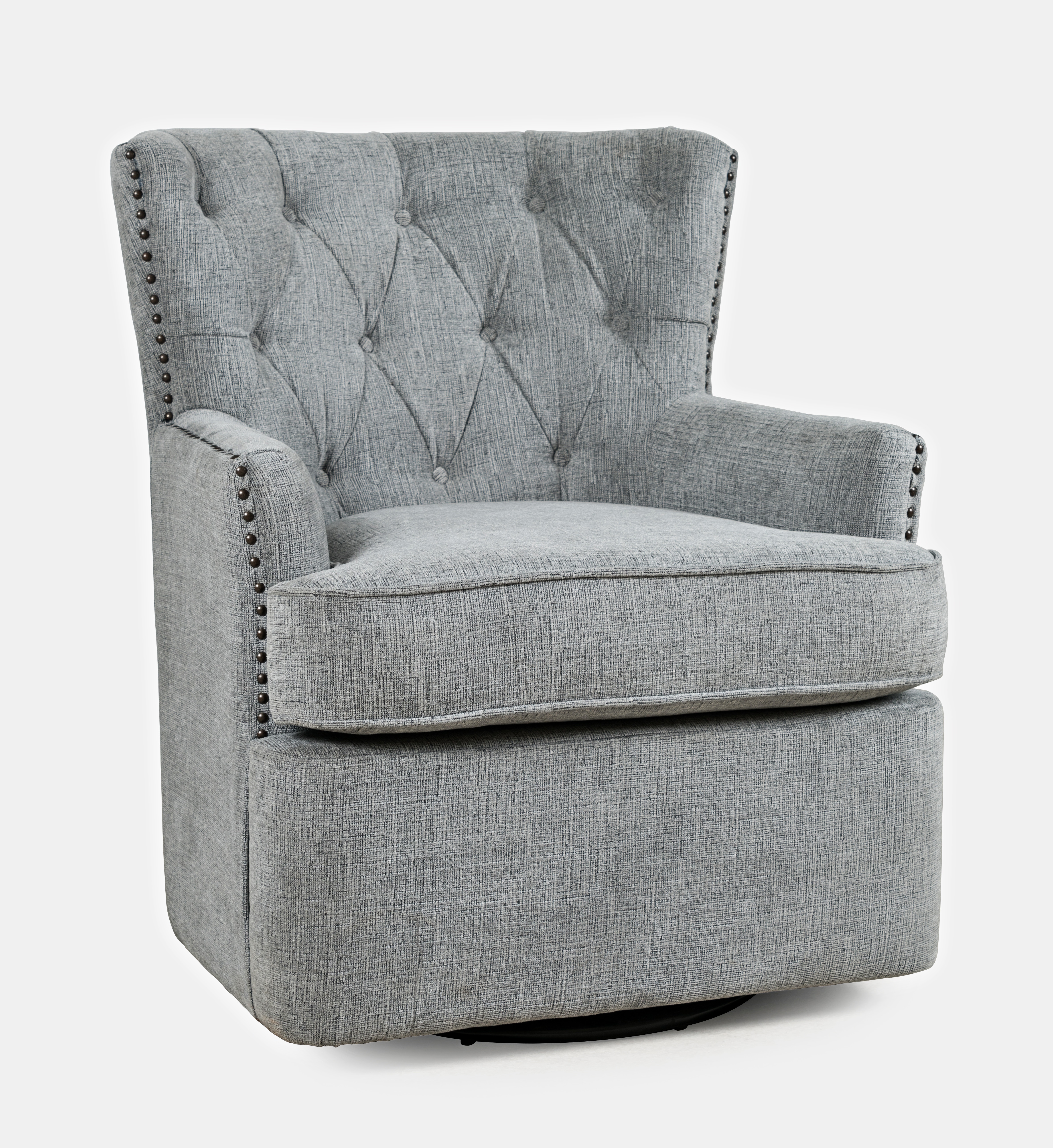 Jofran Bryson Swivel Accent Chair - Ash BRYSON-SW-ASH