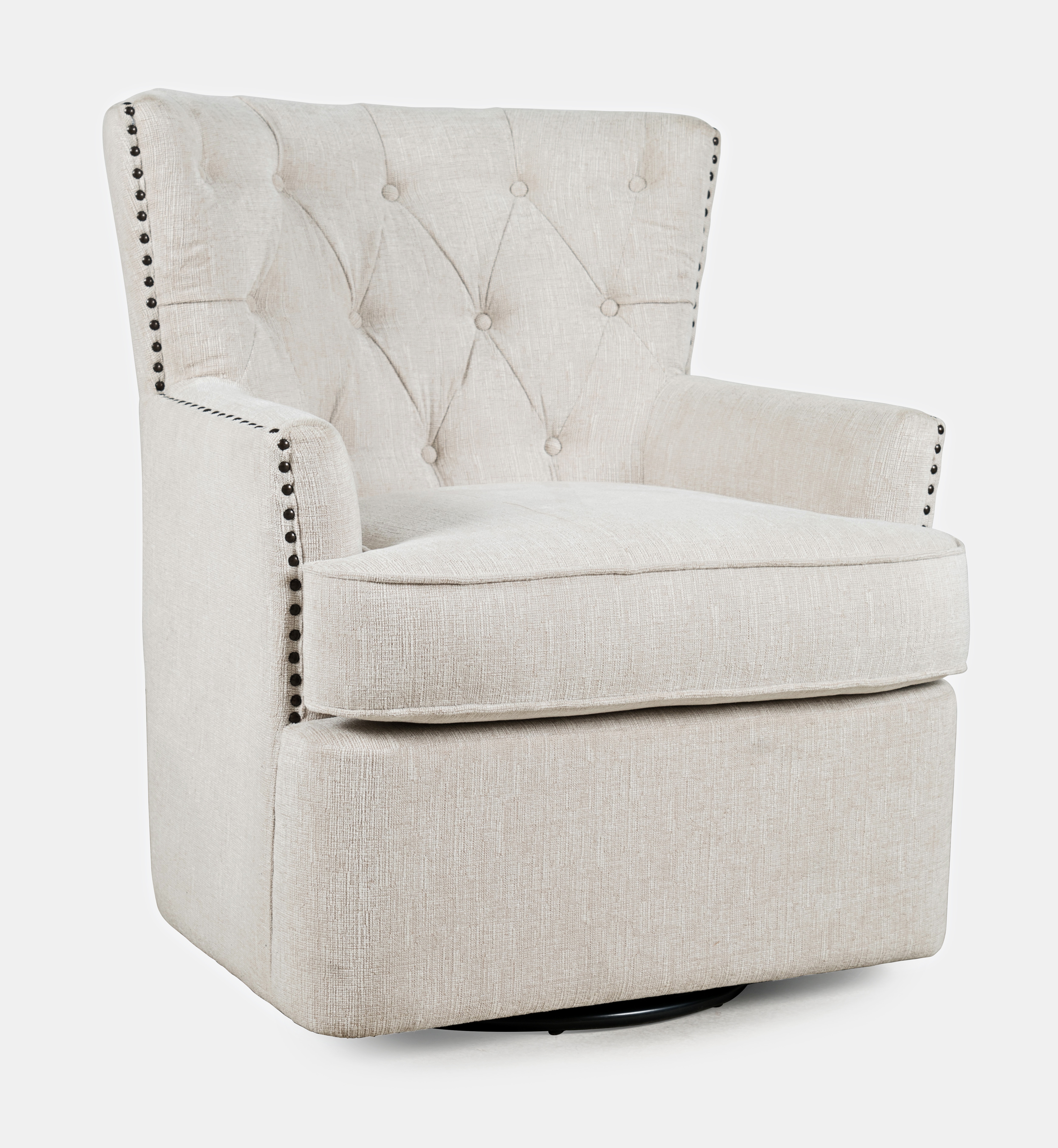 Jofran Bryson Swivel Accent Chair - Oat BRYSON-SW-OAT