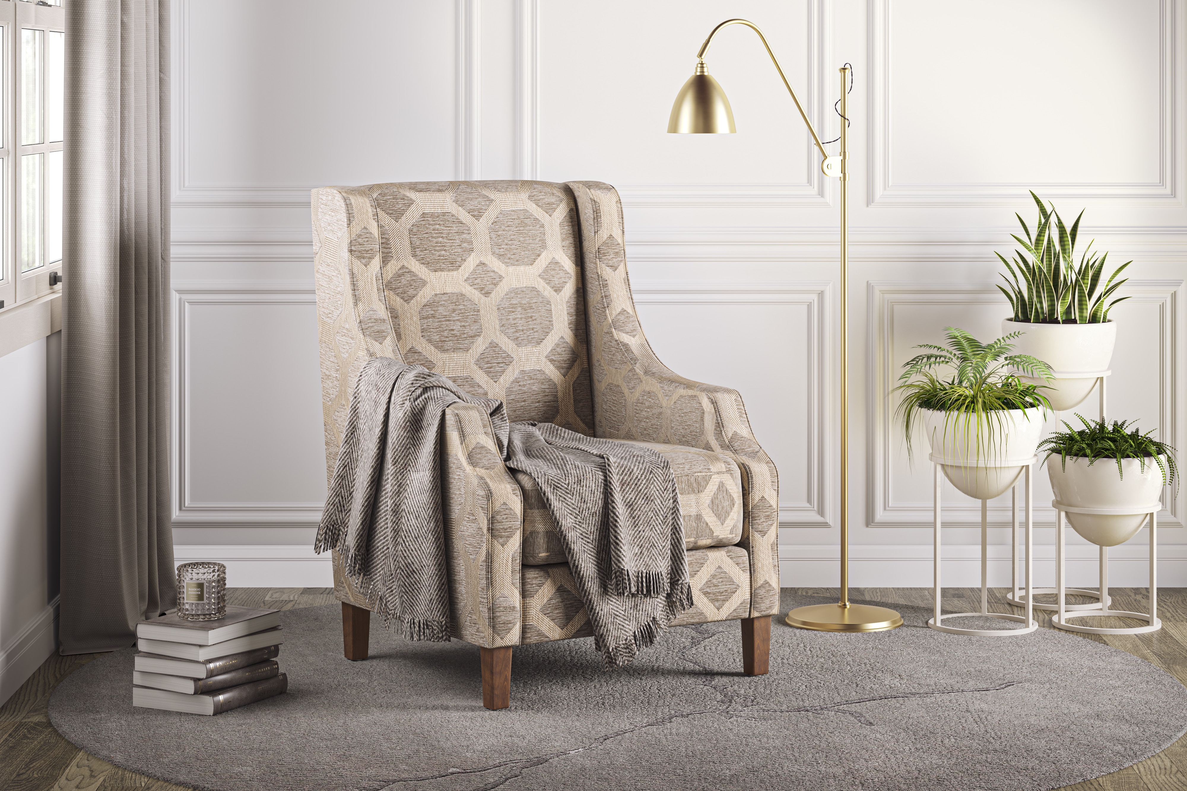 Jofran quinn 2025 accent chair