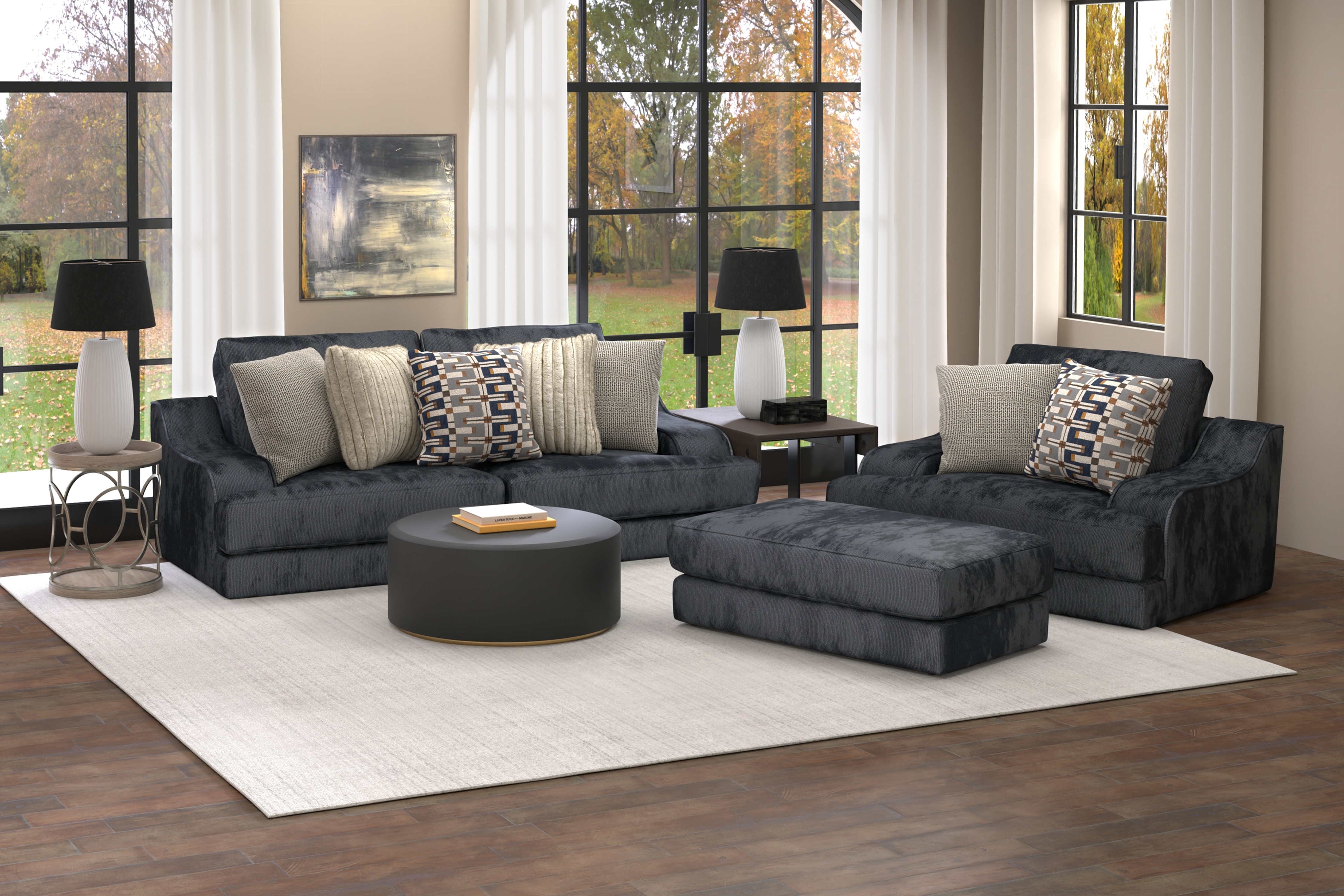 Jackson Furniture Living Room Sofa 215703-Sapphire - B.F. Myers