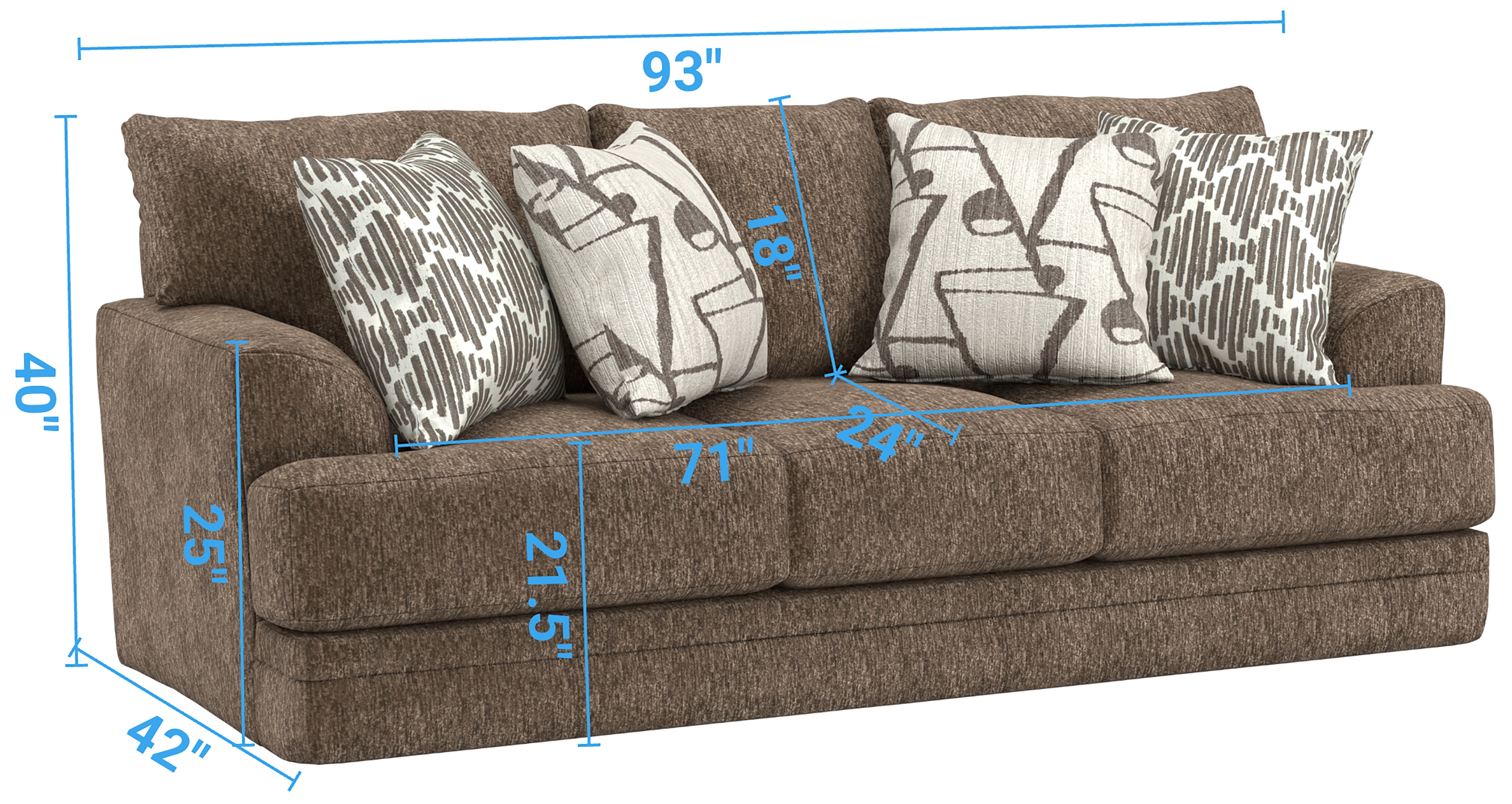 Jackson Furniture Living Room Sofa 244203-hazel - Kiser Furniture