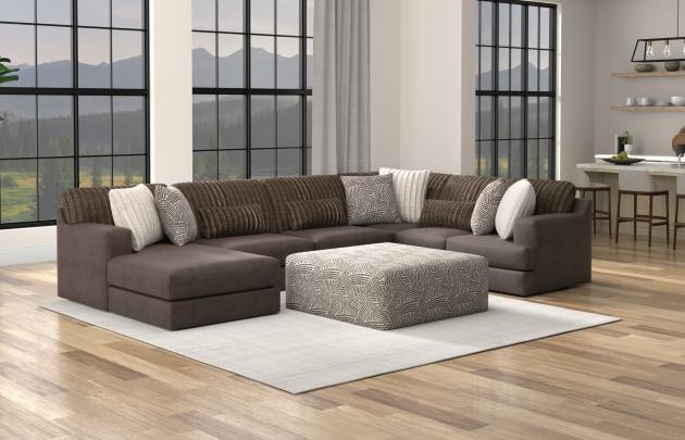  Logan Modular Sectional 3303-Chocolate  Sectional