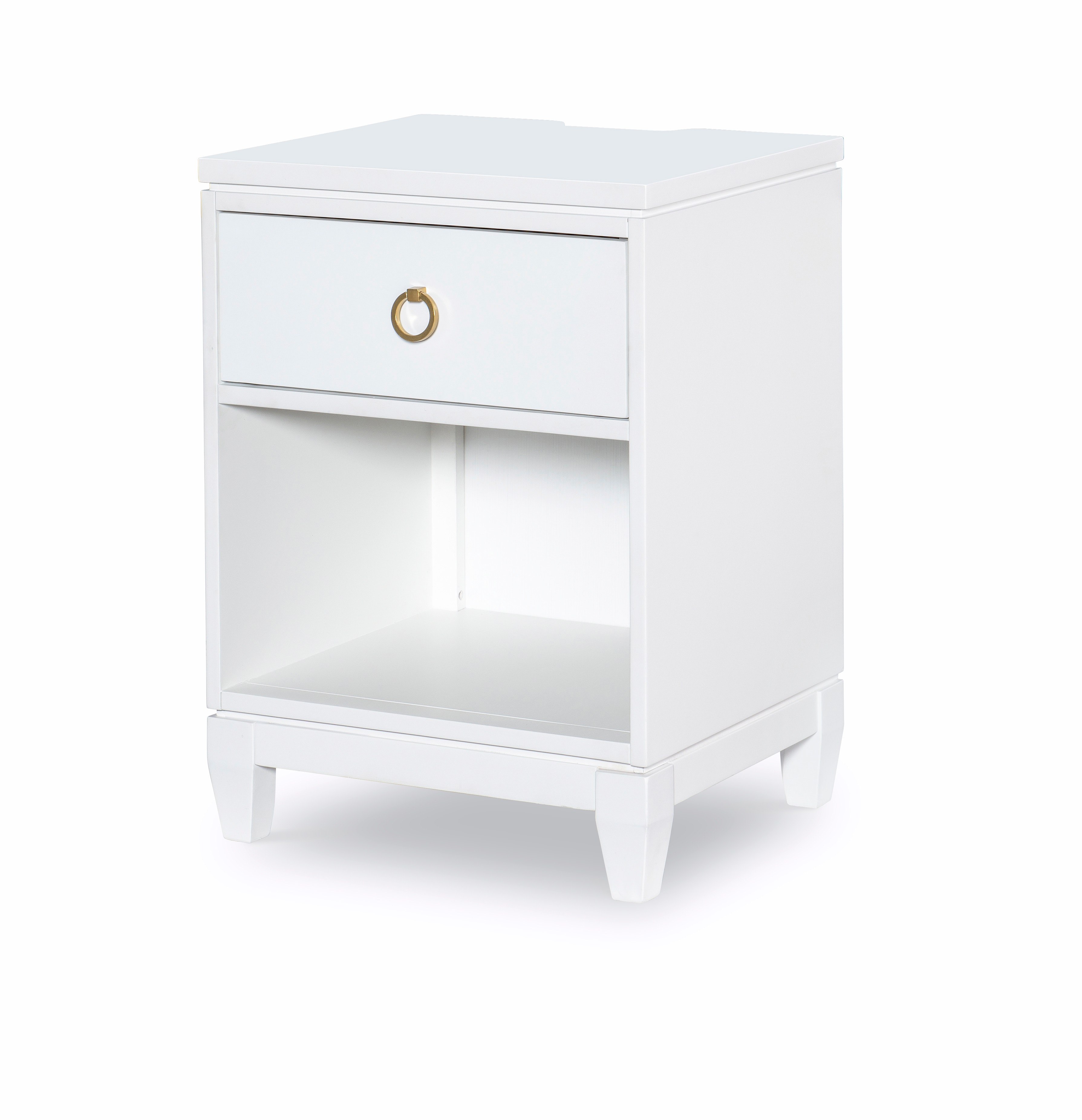 Legacy Classic Kids Summerland White Open Nightstand White Finish 1160-3101