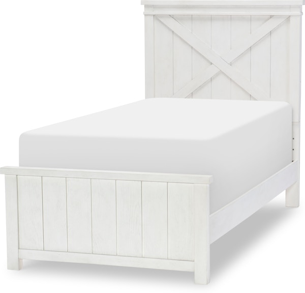Legacy Classic Kids Flatiron - White Flatiron - White Complete Post Bed Twin 1861-4103K