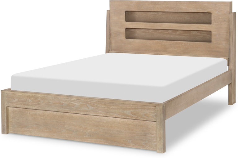Legacy Classic Kids District - Weathered Oak District - Weathered Oak Complete Panel Bed Full 2800-4104K