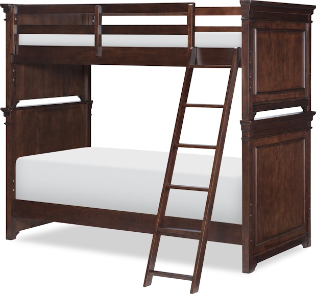 Legacy Classic Kids Canterbury Cherry Canterbury Cherry Complete Twin Over Twin Bunk 33 33 Cherry Finish 9814-8110K