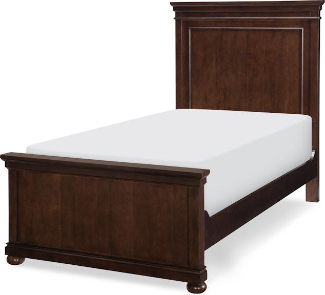 Legacy Classic Kids Canterbury Cherry Canterbury Cherry Complete Panel Bed T 33 Cherry Finish 9814-4103K