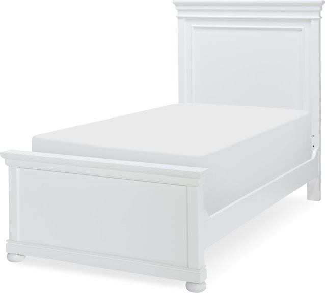 Legacy Classic Kids Canterbury White Canterbury White Complete Panel Bed T 33 White Finish 9815-4103K