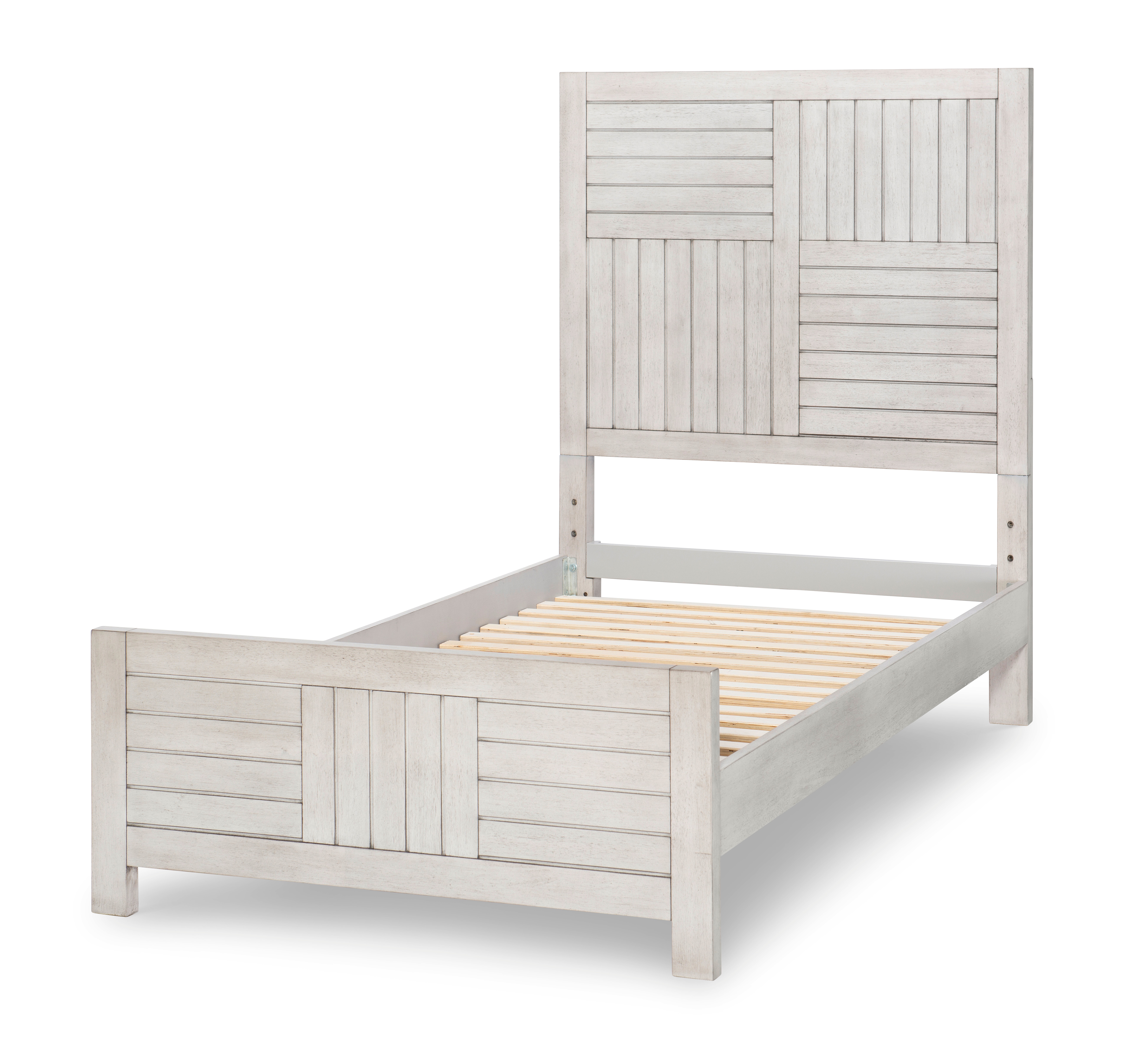 Legacy Classic Kids Bedroom Summer Camp Gray Complete Panel Bed