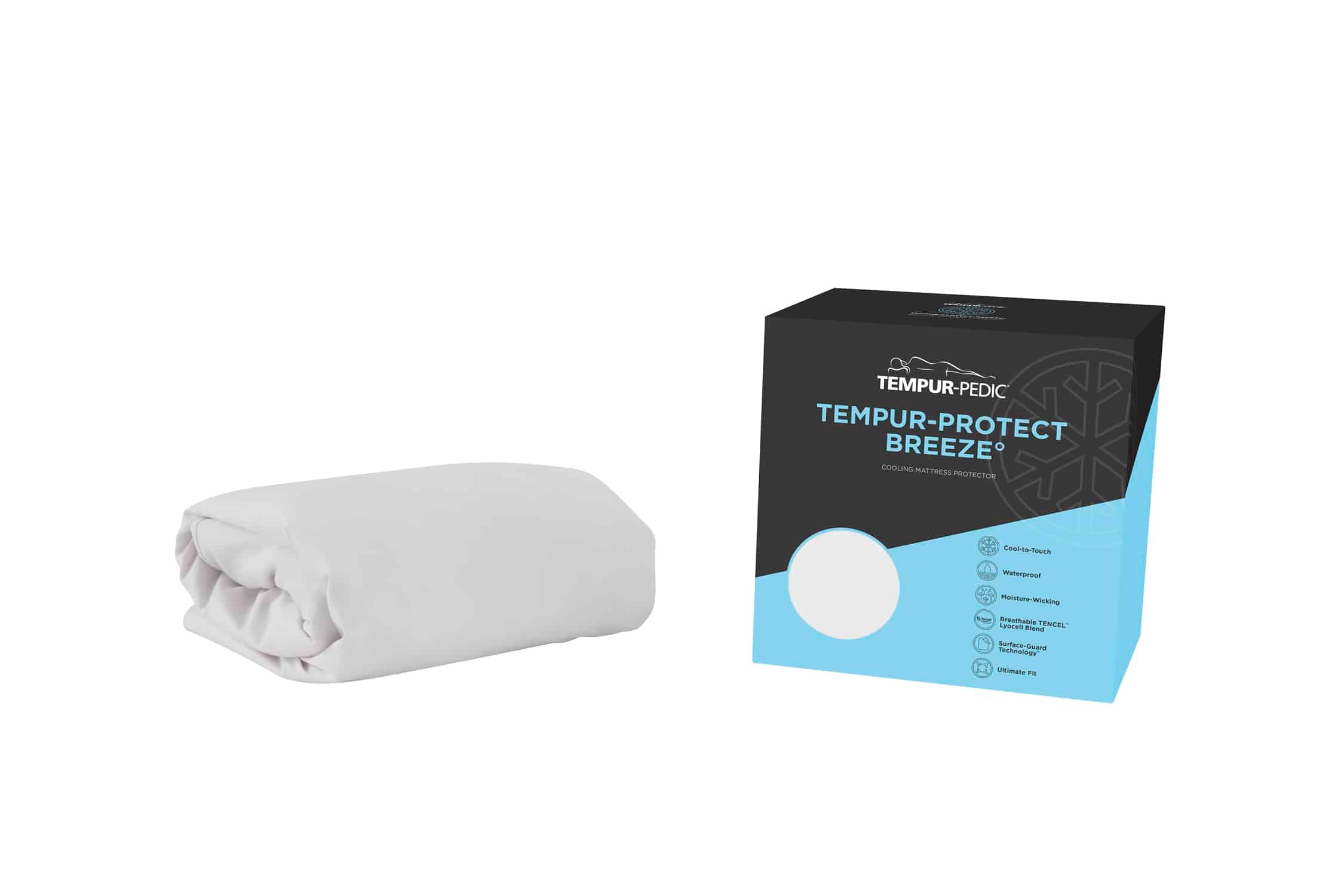 TempurPedic Mattresses TempurProtect Breeze Mattress Protector Split