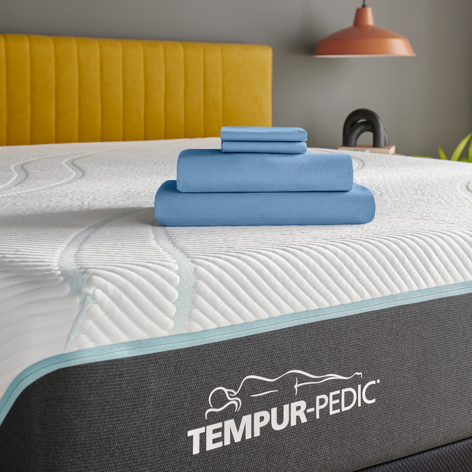 TEMPUR ProAir Sheet Set Blue Azure Twin Xl