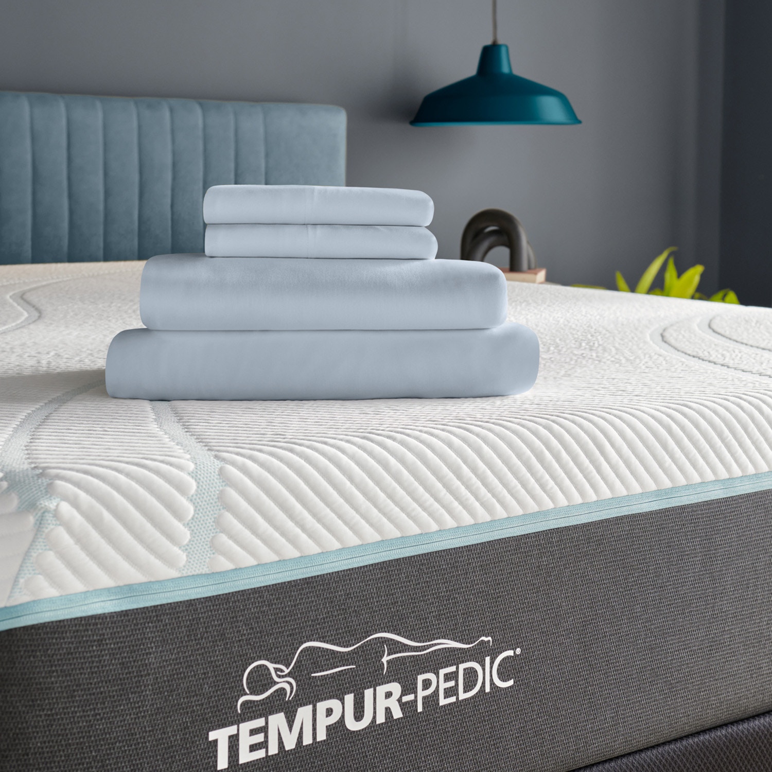 Tempur-Pedic ProPerformance Sheet Set Sleepy Blue Cal King