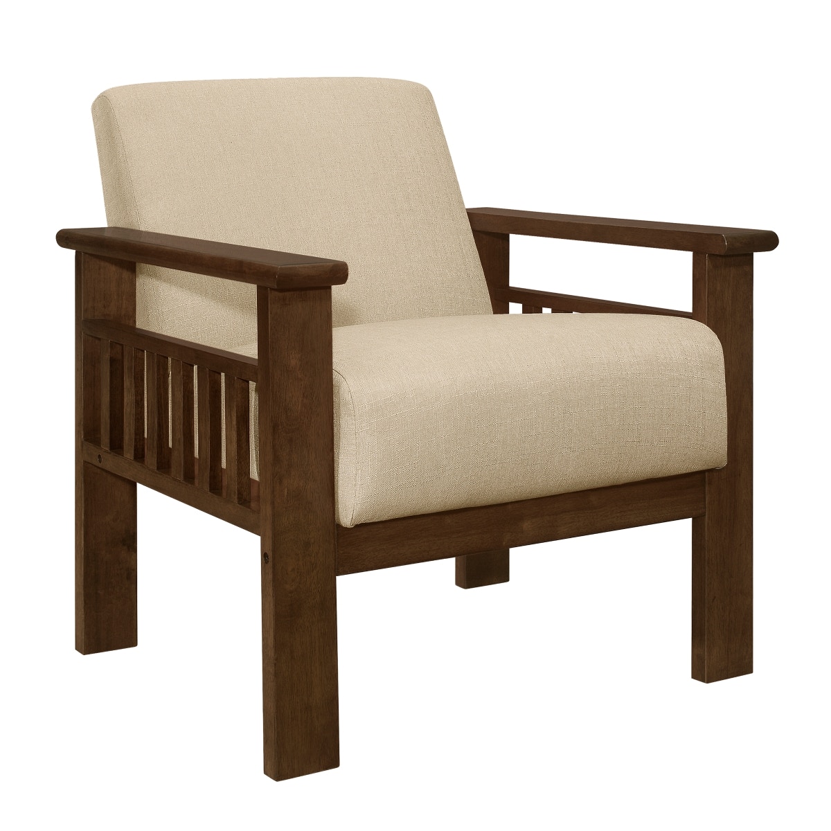 Homelegance Accent Chair with Storage Arms 1048BR-1
