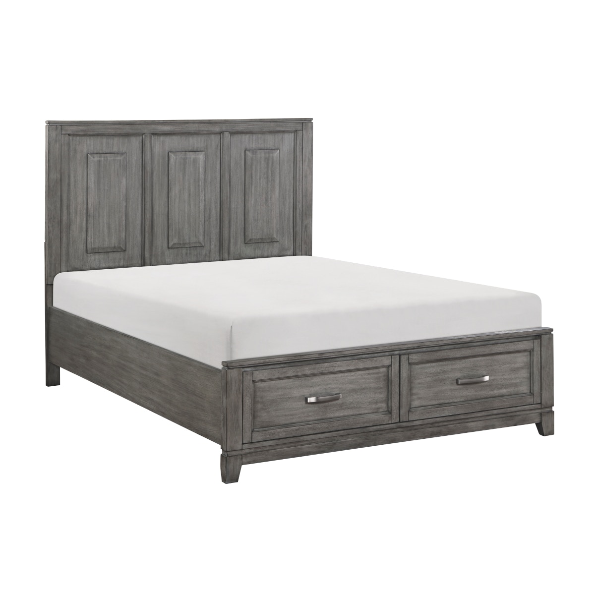 Homelegance Bedroom Queen Platform Bed With Footboard Storage 14501KIT
