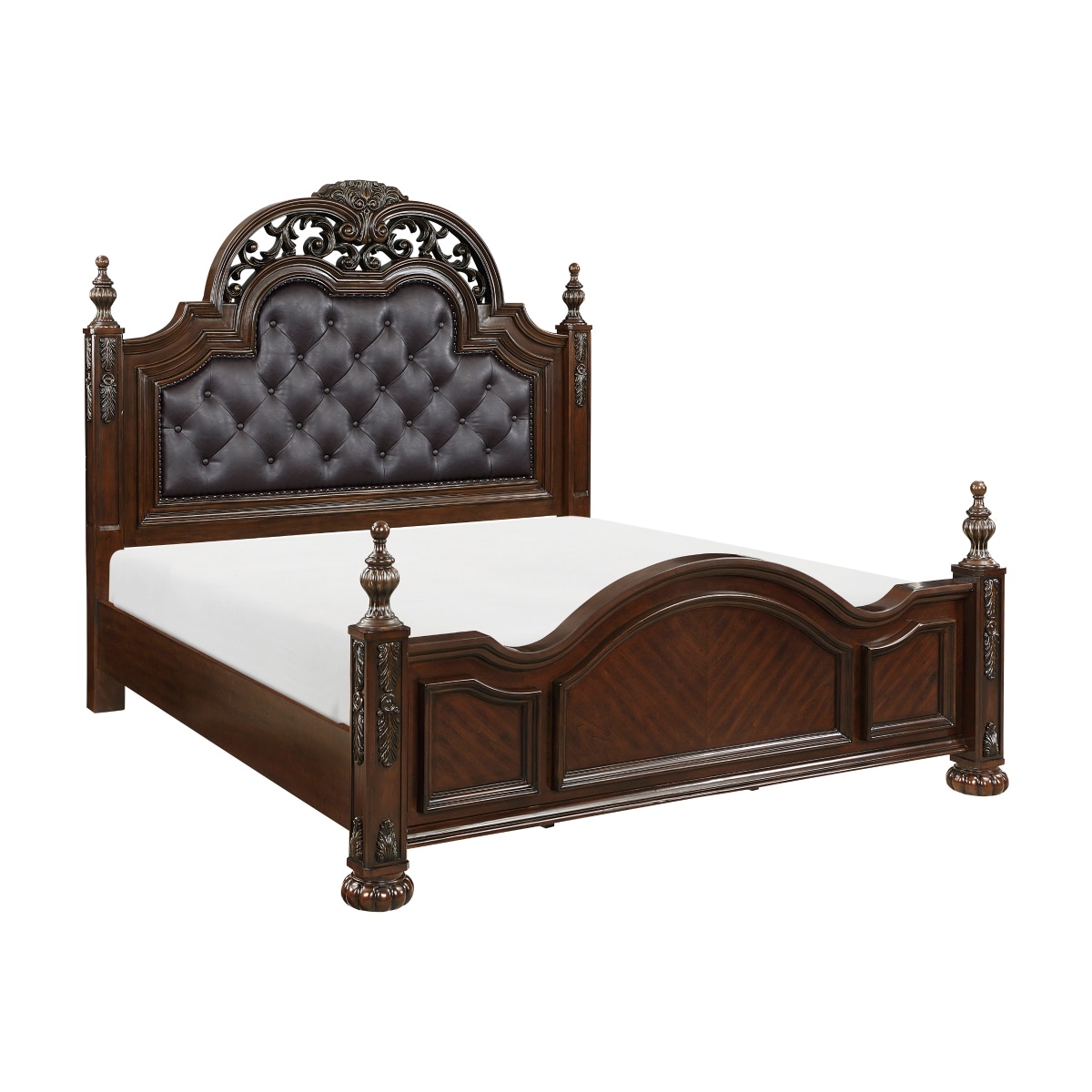 KINGS HEAD キングスヘッド　ヴィンテージ Homelegance Bedroom Eastern King Bed 1468K-1EKKIT - Anna's