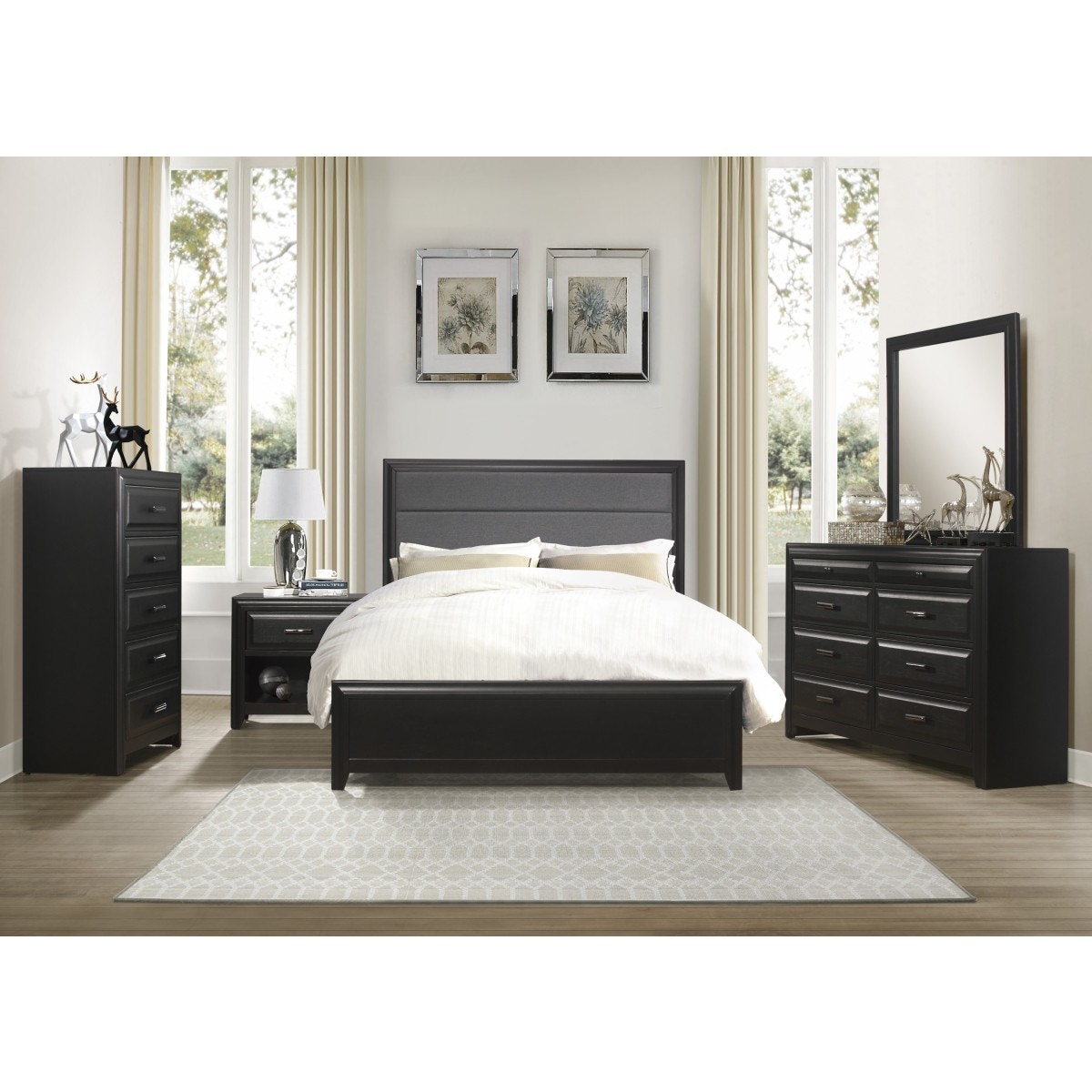 Homelegance Bedroom California/Eastern King Headboard \U0026 Footboard