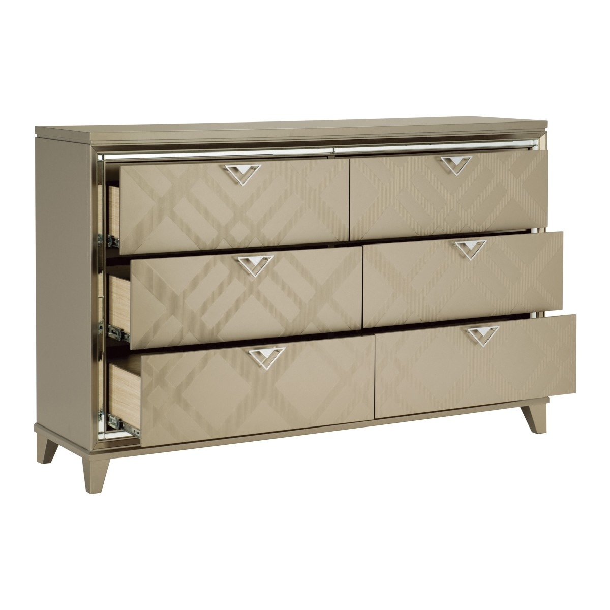 Homelegance Bedroom Dresser With Hidden Jewelry Drawers 15225WF