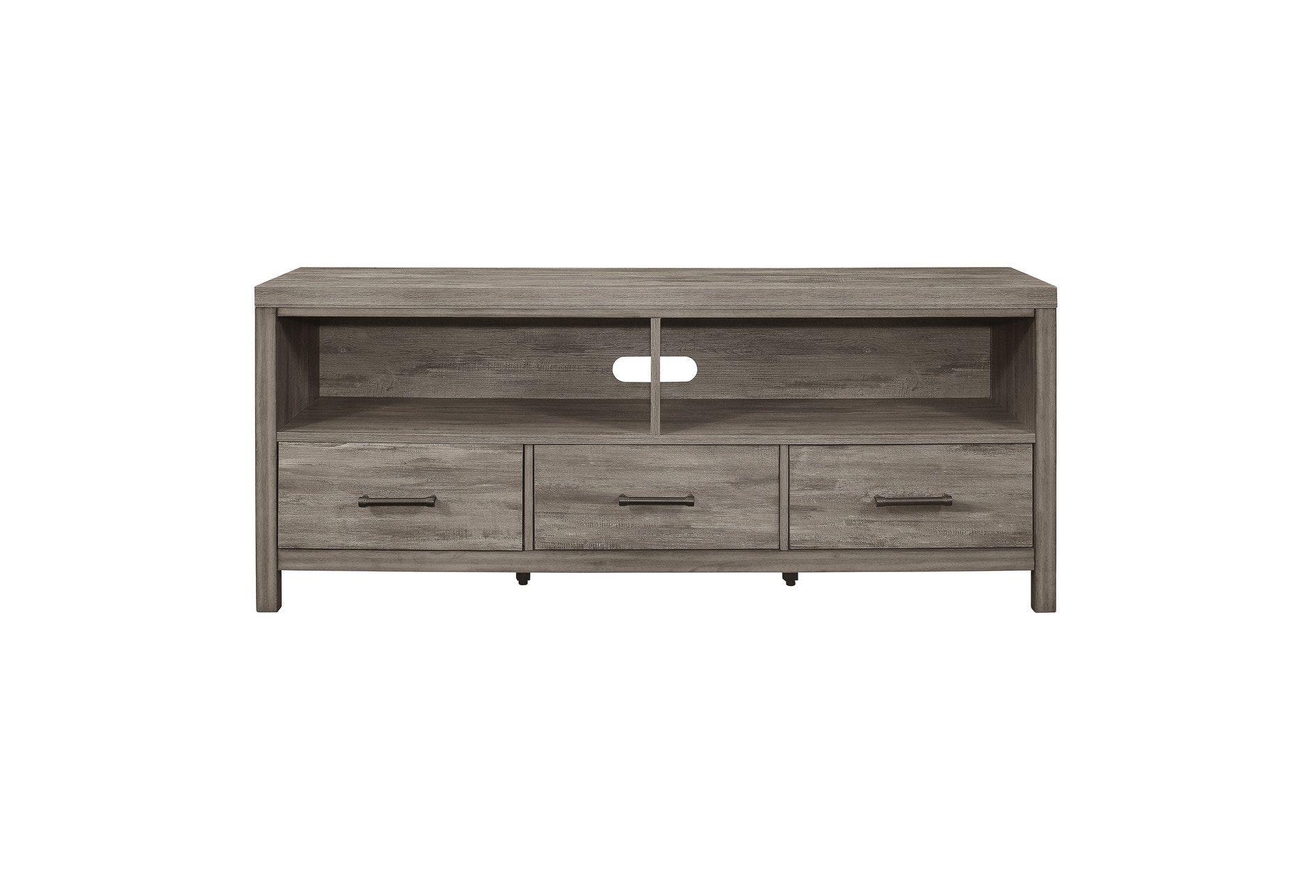 Weathered grey online tv stand