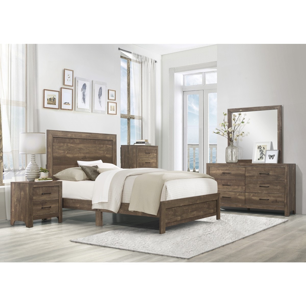 Homelegance Bedroom Full Bed In A Box 1534F1 Furniture Plus Inc