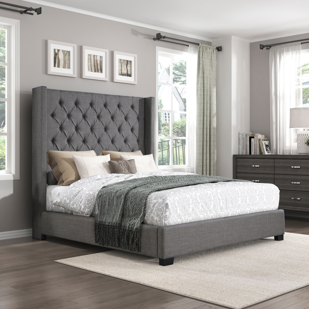 Homelegance Bedroom Queen Bed 1550CC1 1550CC1 Woodstock Furniture & Mattress Outlet Acworth