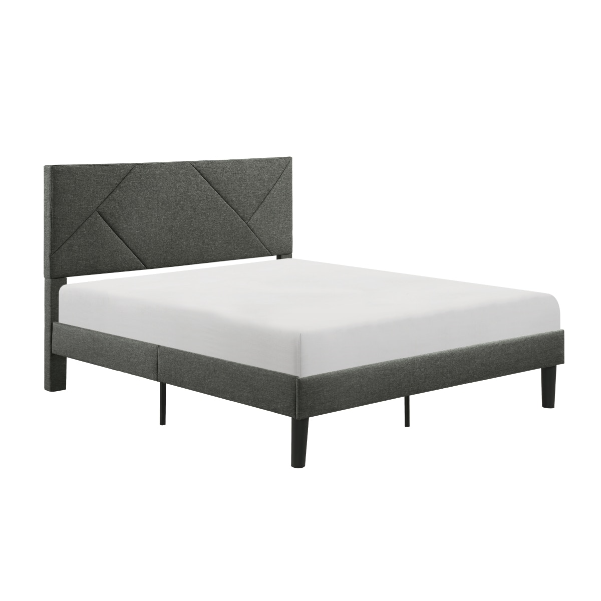 Homelegance Bedroom Queen Platform Bed 1610GY1 Butterworths of