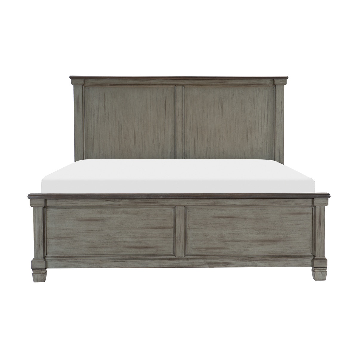 Homelegance Bedroom Queen Footboard \U0026 Slats 1626GY2 Hi Desert