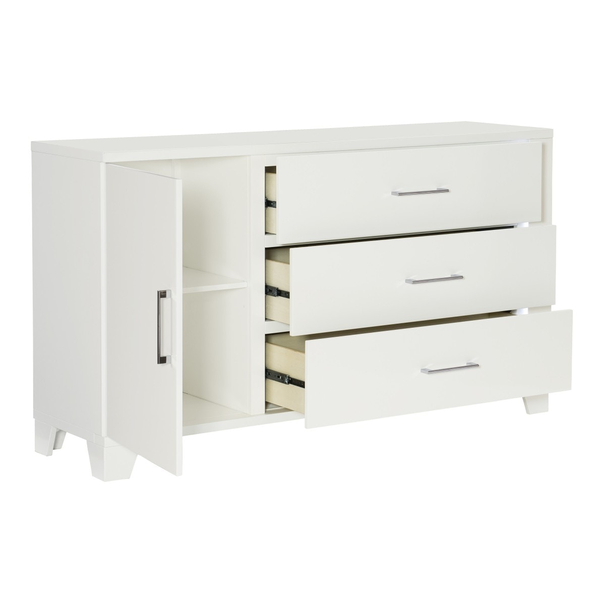 Homelegance Bedroom Dresser, Led Lighting 1678W5 Furniture Plus Inc