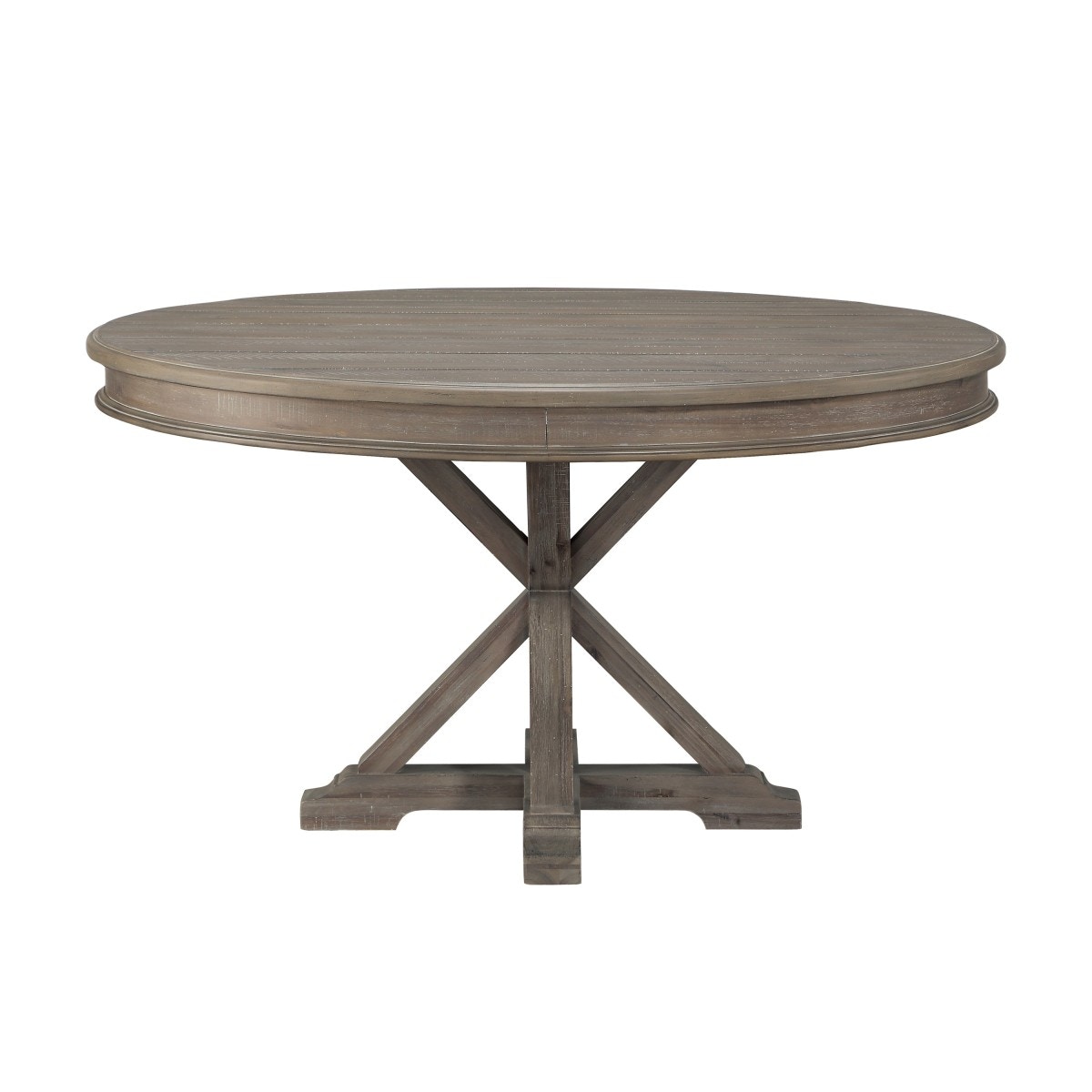 homelegance round wood dining table