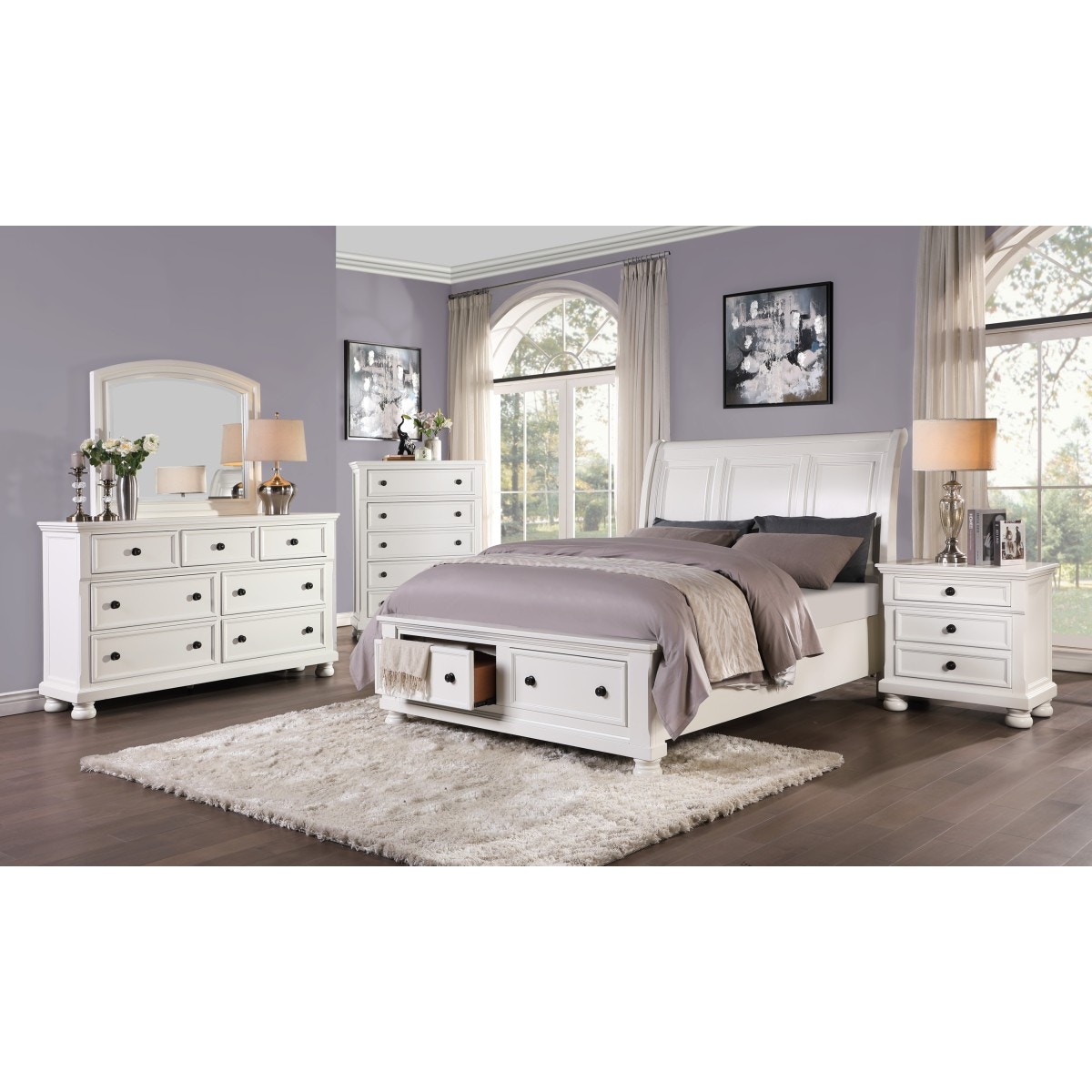 Homelegance Bedroom Dresser, Hidden Drawer 1714W5 Furniture Market