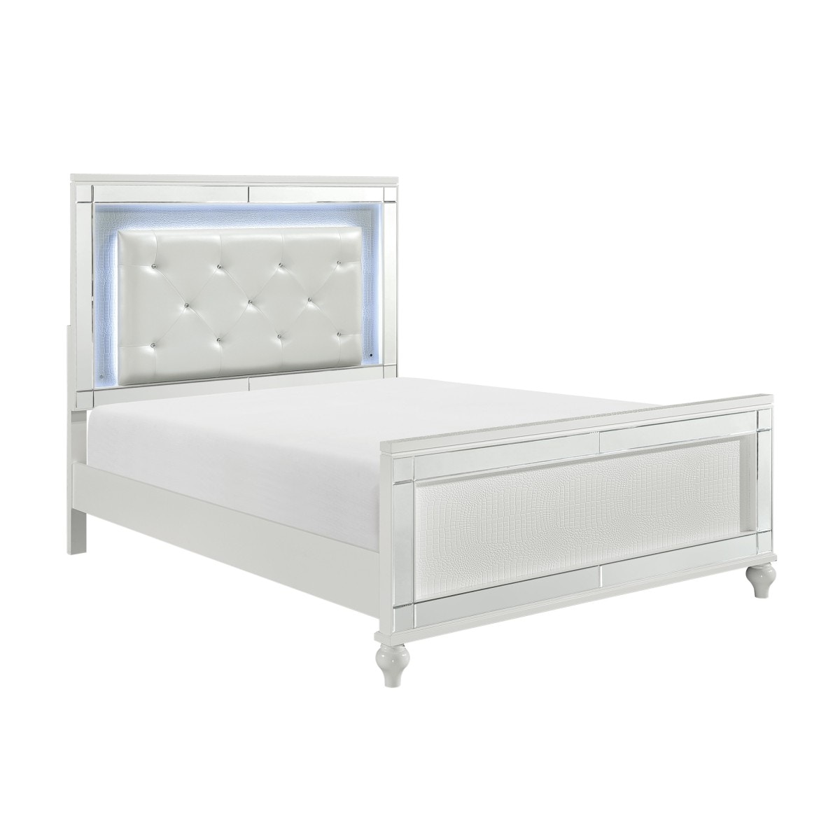 Homelegance Bedroom Queen Bed, Led Lighting 1845LED1KIT Butterworths