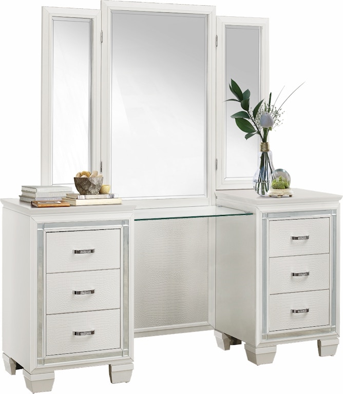 Dropship White Contemporary Roman Style, Mirror Frame Arch-Corner Wooden  Made, Dressing Mirror, Vanity Furniture, Makeup Mirror. Paint Sprayed  Finishing to Sell Online at a Lower Price