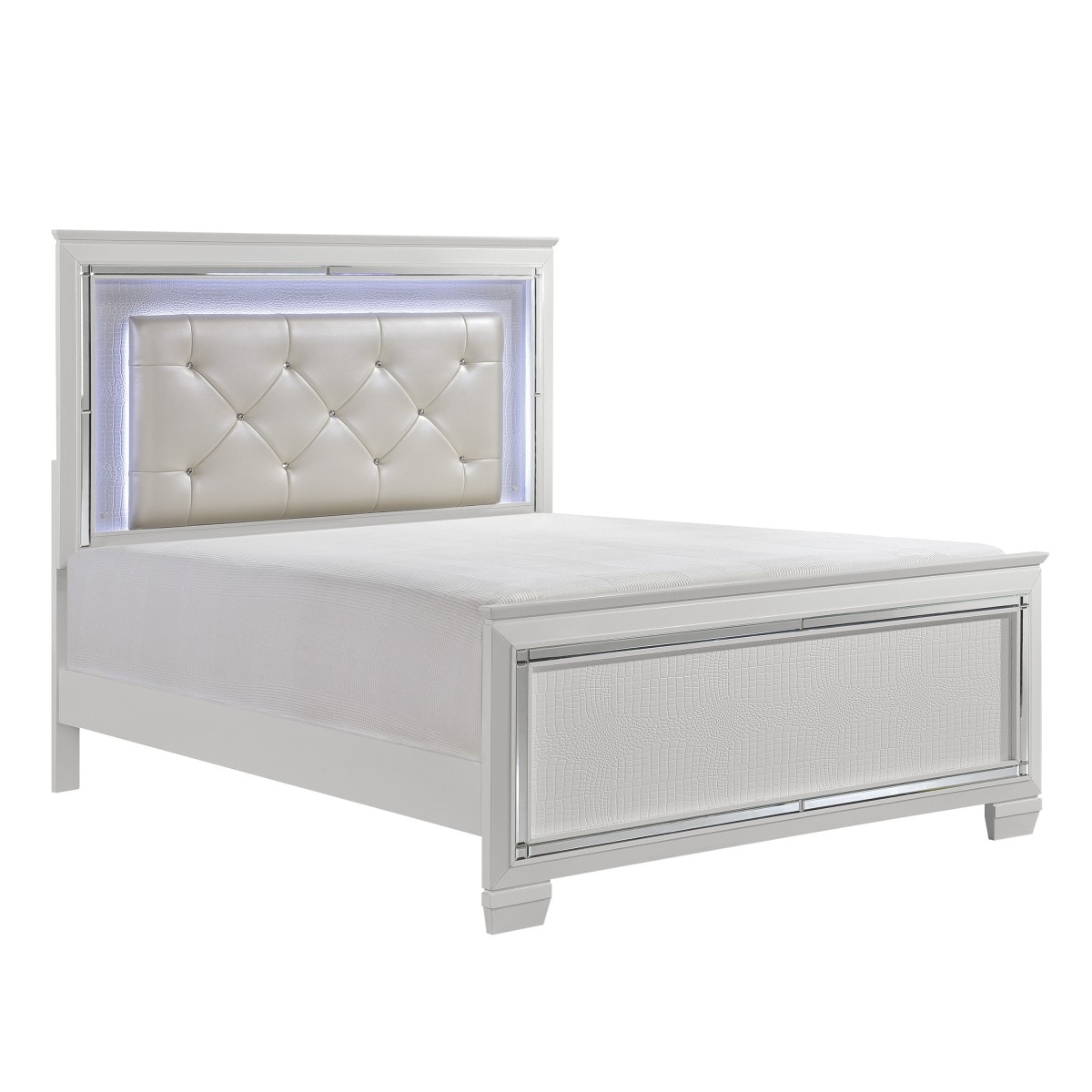 California king bed frame online with led lights