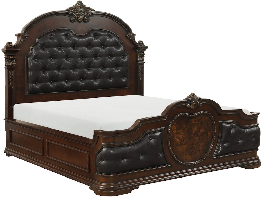 Homelegance Bedroom Night Stand, Marble Top 1919NC-4 - Furniture
