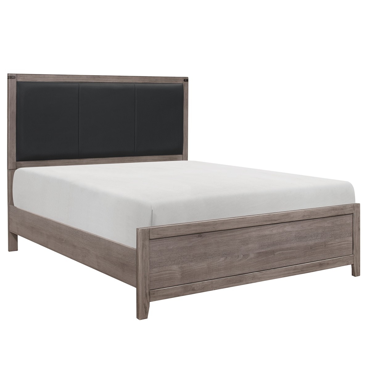 Homelegance Bedroom Queen Upholstered Headboard And Footboard And Slats