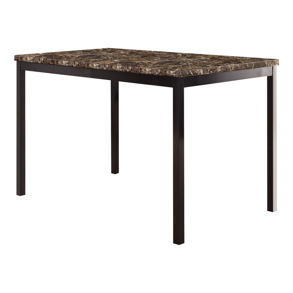 Homelegance Dining Room Dining Table, Faux Marble Top 260148