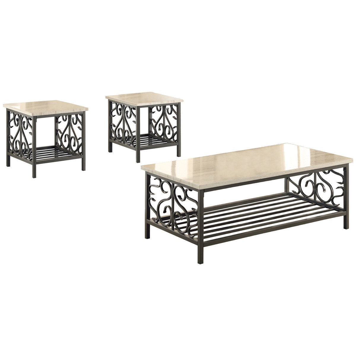 Homelegance Living Room 3Piece Pack Occasional Set 358031 The