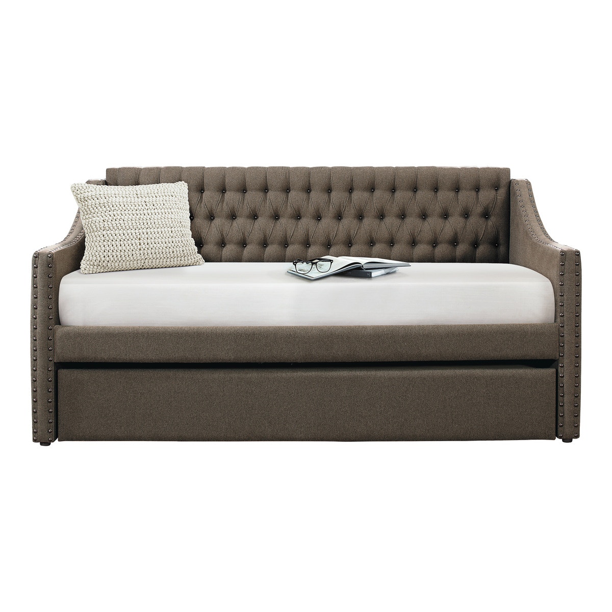 Homelegance Bedroom Daybed With Trundle 4966BRKIT - Furniture Plus Inc ...