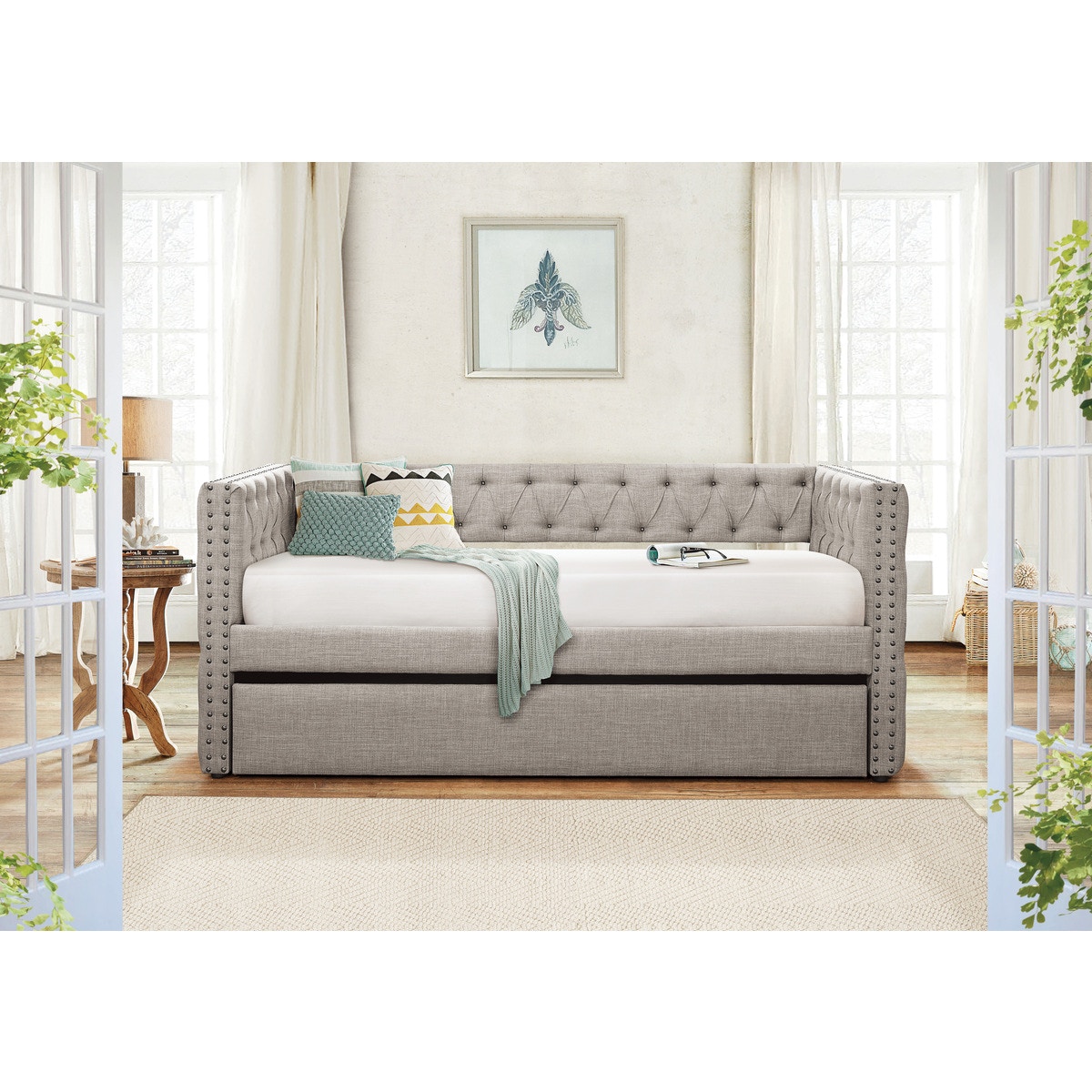 Homelegance Bedroom Daybed Trundle U0026 Side Rails U0026 Back 4971-B ...