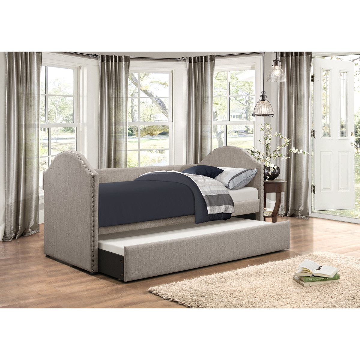 Homelegance Bedroom Daybed With Trundle 4972KIT - Furniture Plus Inc ...