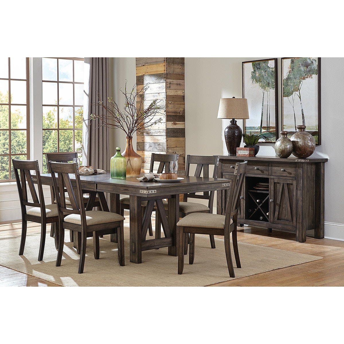 Homelegance Casual Dining Dining Table 5518-78KIT - Payless Furniture