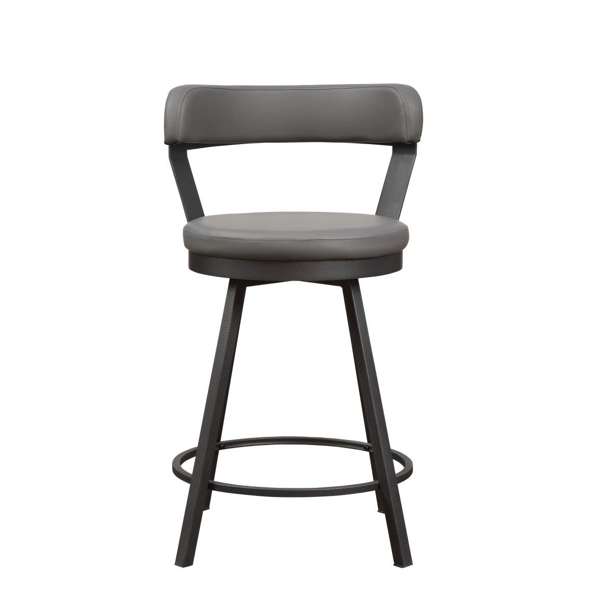 Homelegance Casual Dining Swivel Counter Height Chair Gray 5566