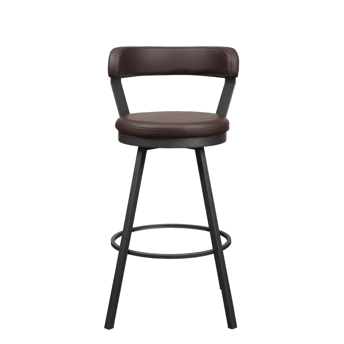 Homelegance Swivel Pub Height Chair, Brown 5566-29BR