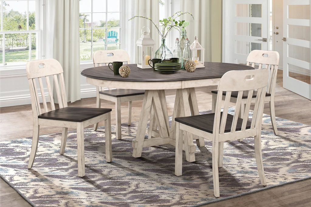 Homelegance Casual Dining Round Extension Table Top 5656-66 - Payless