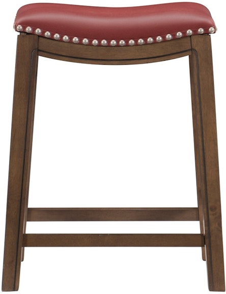 Homelegance Ordway 24” Counter Height Stool, Red 5682RED-24 306439963