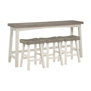 Homelegance 4-Piece Pack Counter Height Set 5687WTT-364P