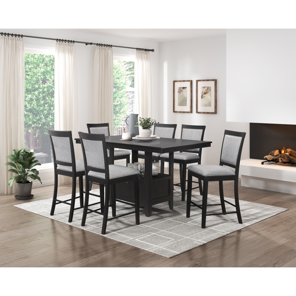 Homelegance Dining Room Counter Height Table Base 582536B