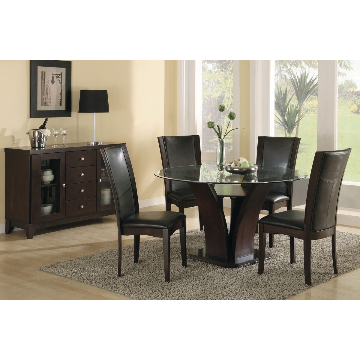 Homelegance round deals dining table